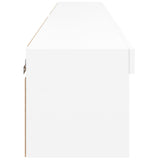 TV Cabinets with LED Lights 2 pcs White 80x30x30 cm