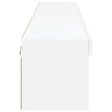 TV Cabinets with LED Lights 2 pcs White 100x30x30 cm