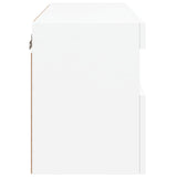 TV Wall Cabinet with LED Lights White 60x30x40 cm - Extra Image