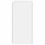 TV Wall Cabinets with LED Lights 2 pcs White 30.5x35x70 cm