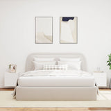 TV Wall Cabinets with LED Lights 2 pcs White 40.5x35x40 cm - Top-Down View