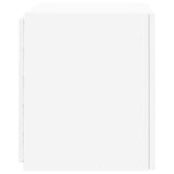 TV Wall Cabinets with LED Lights 2 pcs White 40.5x35x40 cm - Extra Image