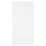 TV Wall Cabinet with LED Lights White 40.5x35x80 cm