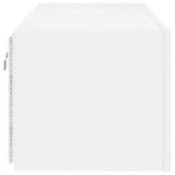 TV Wall Cabinets with LED Lights 2 pcs White 60x35x31 cm