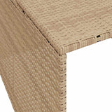 Robot Mower Garage Beige 86x90x52/57 cm Poly Rattan - Extra Image
