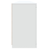 Sideboard with LED Lights White 283x37x67 cm