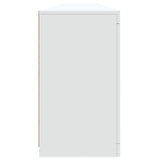Sideboard with LED Lights White 283x37x67 cm - Low Angle