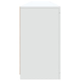 Sideboard with LED Lights White 202x37x67 cm
