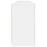 Sideboard with LED Lights White 164x37x67 cm