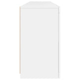 Sideboard with LED Lights White 164x37x67 cm - Low Angle
