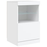 Sideboard with LED Lights White 164x37x67 cm - Extra Image