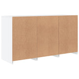 Sideboard with LED Lights White 123x37x67 cm - Low Angle