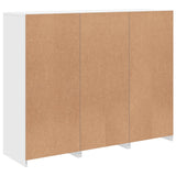 Sideboards with LED Lights 3 pcs White Engineered Wood - Extra Image