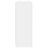 Sideboards with LED Lights 3 pcs White Engineered Wood - Extra Image
