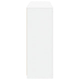 Sideboards with LED Lights 3 pcs White Engineered Wood