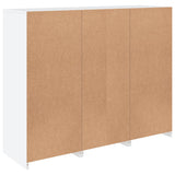 Sideboards with LED Lights 3 pcs White Engineered Wood - Extra Image