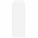 Sideboards with LED Lights 3 pcs White Engineered Wood