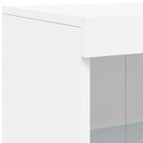 Sideboard with LED Lights White 181.5x37x100 cm - Extra Image
