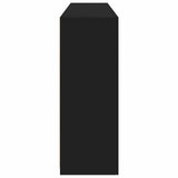 Sideboard with LED Lights Black 162x37x100 cm