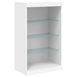 Sideboard with LED Lights White 181.5x37x100 cm - Extra Image