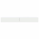 TV Cabinets with LED Lights 2 pcs White 60x35x15.5 cm - Low Angle