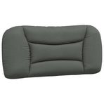Headboard Cushion "Hvar" Dark Grey 90 cm Fabric