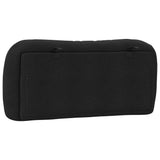Headboard Cushion "Hvar" Black 90 cm Fabric