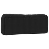 Headboard Cushion "Hvar" Black 137 cm Double Fabric