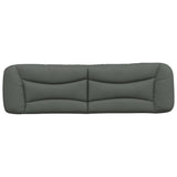 Headboard Cushion "Hvar" Dark Grey 180 cm Fabric