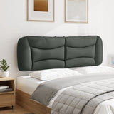 Headboard Cushion "Hvar" Dark Grey 152 cm Queen Fabric