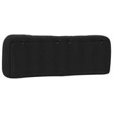 Headboard Cushion "Hvar" Black 152 cm Queen Fabric