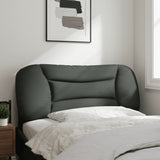 Headboard Cushion "Hvar" Dark Grey 107 cm King Single Fabric