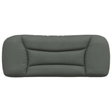 Headboard Cushion "Hvar" Dark Grey 107 cm King Single Fabric