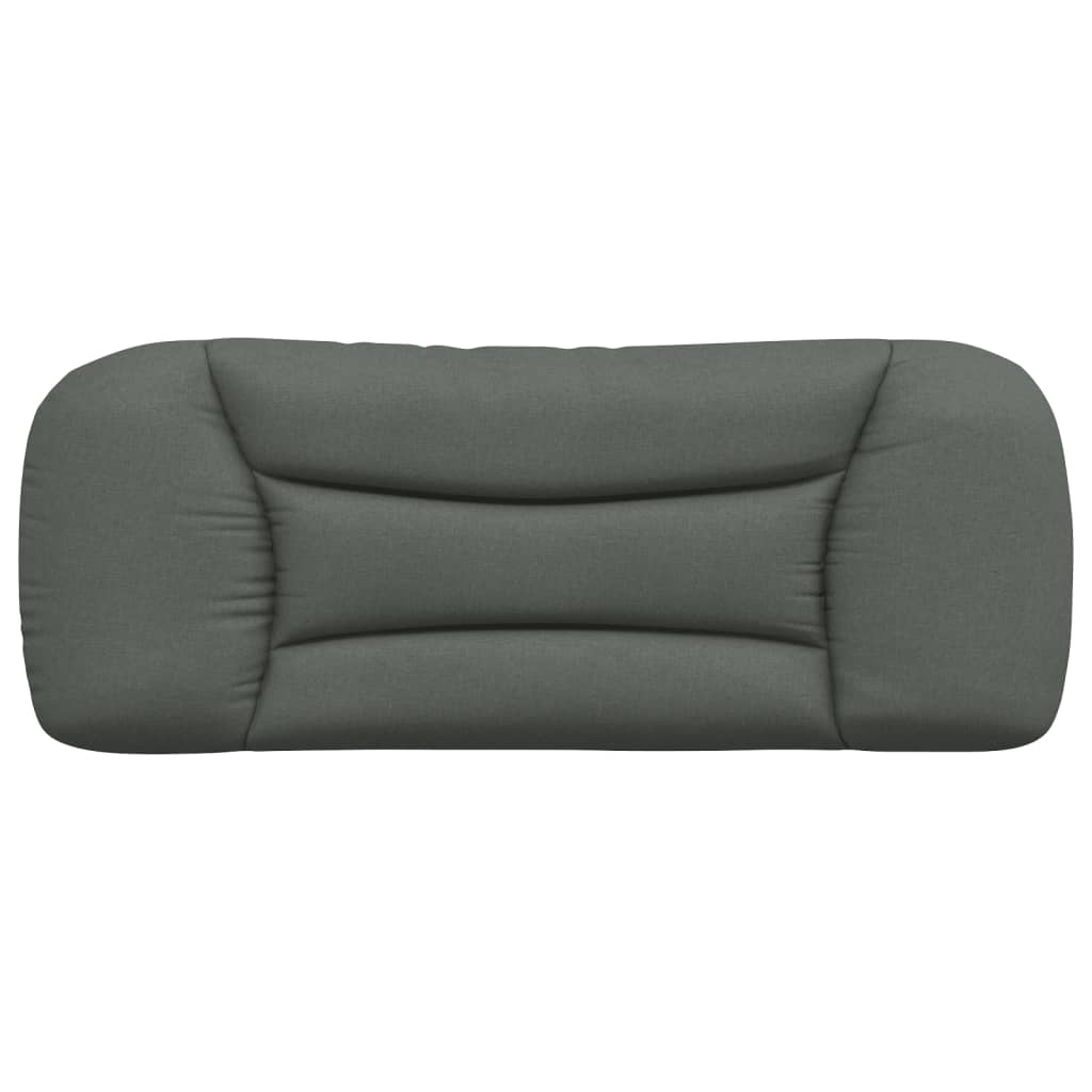 Headboard Cushion "Hvar" Dark Grey 107 cm King Single Fabric
