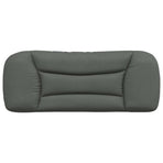 Headboard Cushion "Hvar" Dark Grey 107 cm King Single Fabric