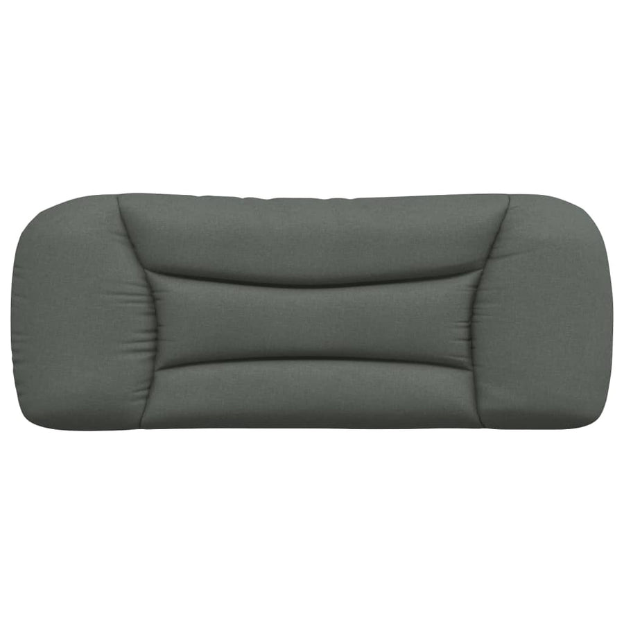 Headboard Cushion "Hvar" Dark Grey 107 cm King Single Fabric
