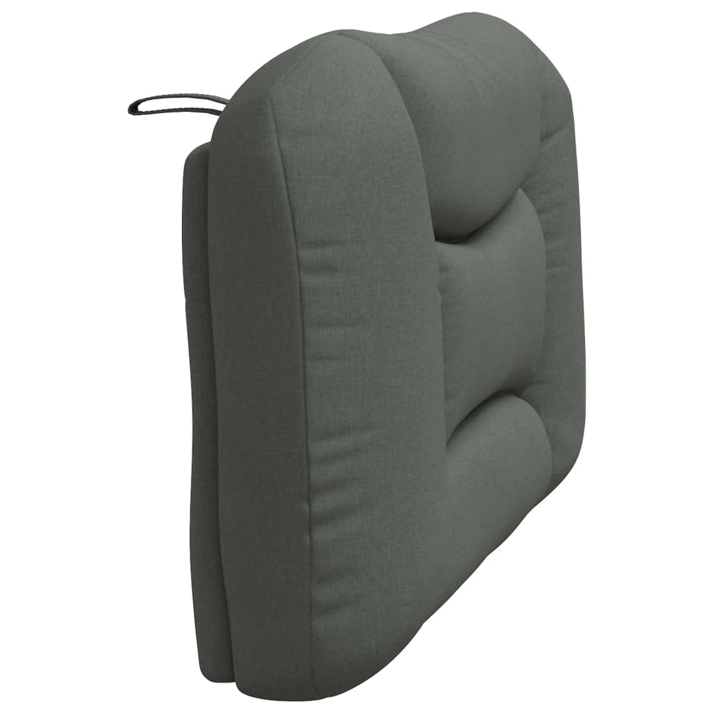 Headboard Cushion "Hvar" Dark Grey 107 cm King Single Fabric