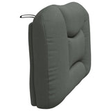 Headboard Cushion "Hvar" Dark Grey 107 cm King Single Fabric