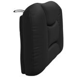 Headboard Cushion Black 107 cm King Single Faux Leather - Rear View