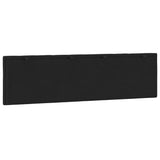 Headboard Cushion "Hanko" Black 180 cm Velvet