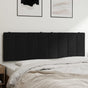 Headboard Cushion "Hanko" Black 152 cm Queen Velvet