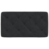 Headboard Cushion Black 90 cm Velvet - 45-Degree Angle