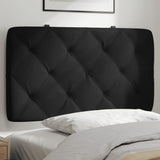 Headboard Cushion Black 90 cm Velvet