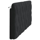 Headboard Cushion Black 180 cm Velvet - Rear View