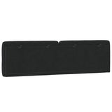 Headboard Cushion Black 180 cm Velvet - Close-Up Angle