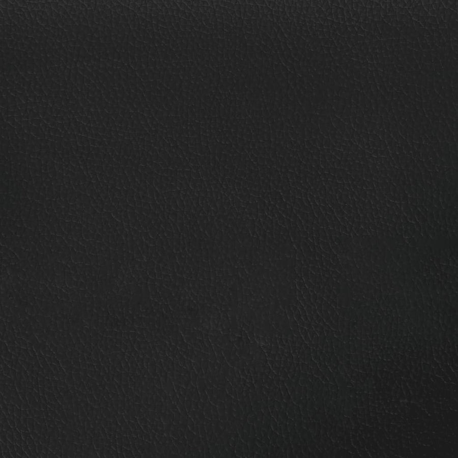 Headboard Cushion "Viana" Black 152 cm Queen Faux Leather