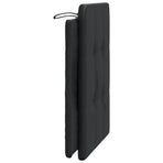Headboard Cushion "Zadar" Black 90 cm Faux Leather