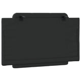 Headboard Cushion "Zadar" Black 90 cm Faux Leather