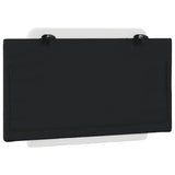 Headboard Cushion "Zadar" White and Black 90 cm Faux Leather