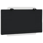 Headboard Cushion "Zadar" White and Black 90 cm Faux Leather